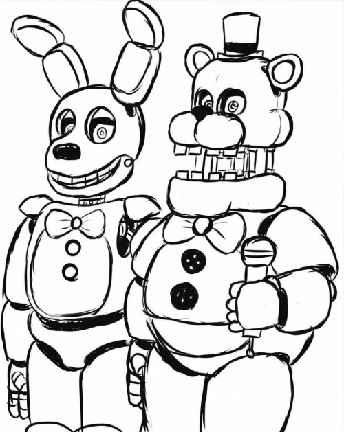 FNAF Coloring Pages 013