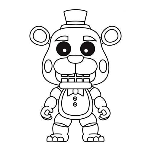 FNAF Coloring Pages 015