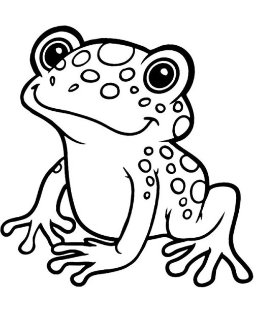 Frog Coloring Pages 015