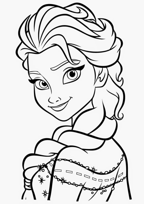 Frozen Coloring Pages 002