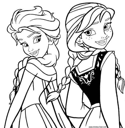 Frozen Coloring Pages 006