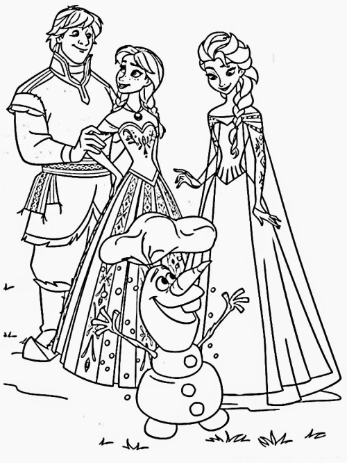 Frozen Coloring Pages 013