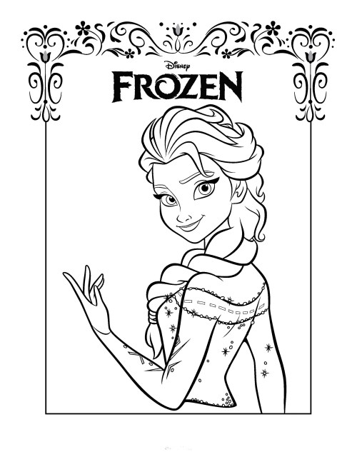 Frozen Coloring Pages 014