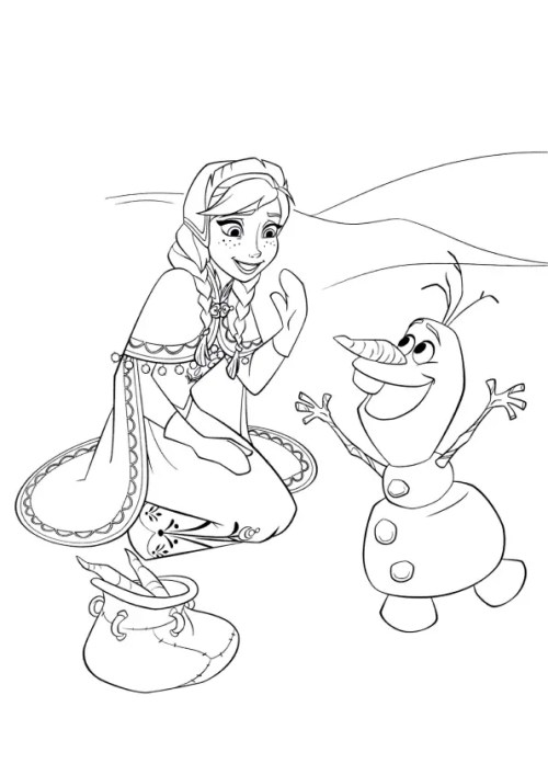 Frozen Coloring Pages 024