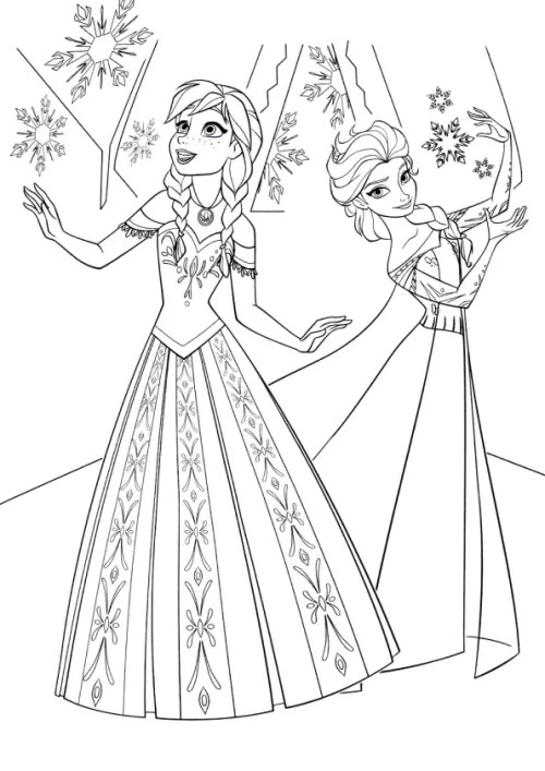 Frozen Coloring Pages 026