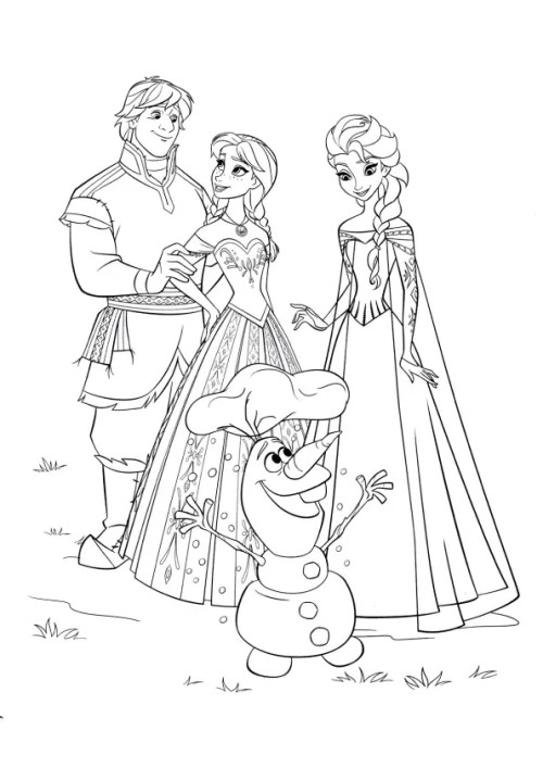 Frozen Coloring Pages 027