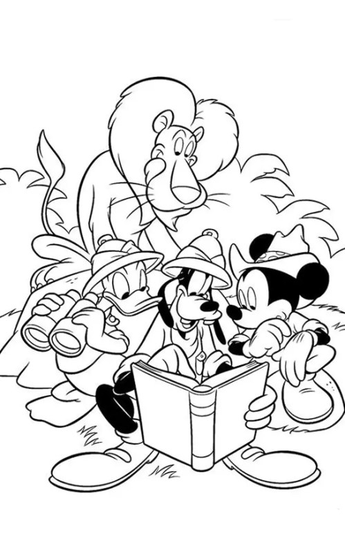 Goofy Coloring Pages 008