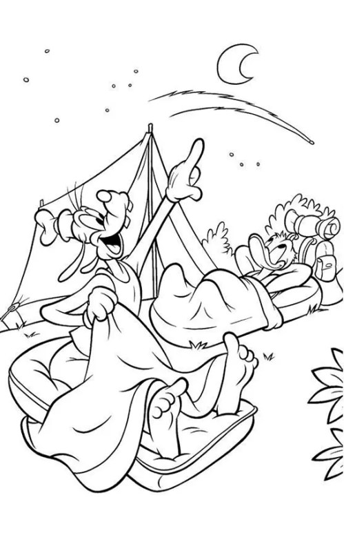 Goofy Coloring Pages 019