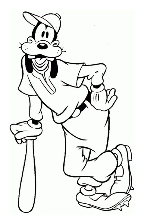 Goofy Coloring Pages 021