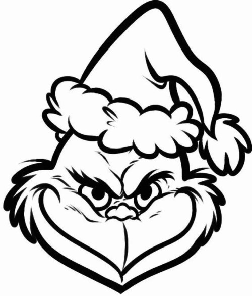 Grinch Coloring Pages 007