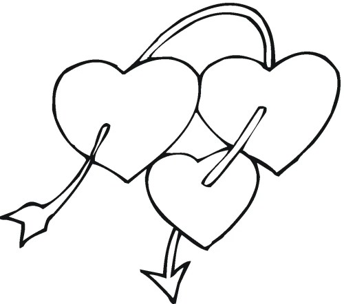 Heart Coloring Pages 002
