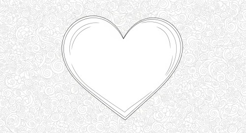 Heart Coloring Pages 048