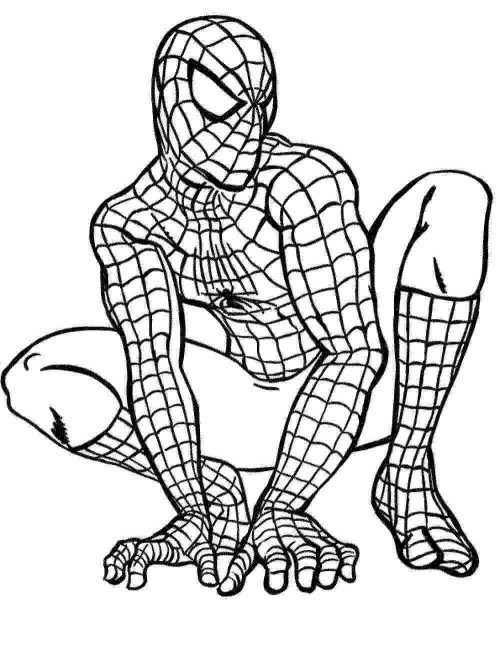 Spider-Man Coloring Pages 007