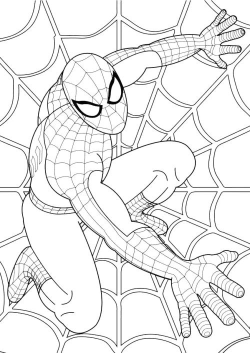 Spider-Man Coloring Pages 034