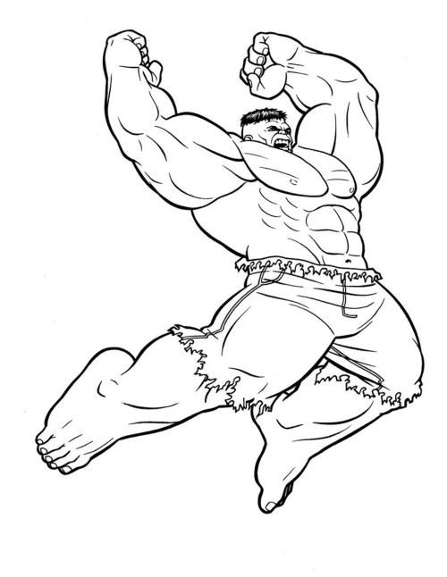 Hulk Coloring Pages 006
