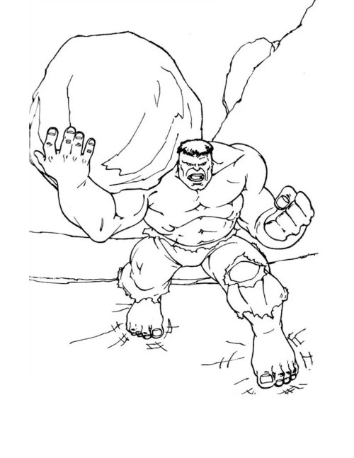 Hulk Coloring Pages 007
