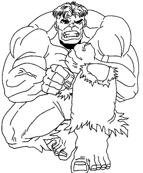 Hulk Coloring Pages 011