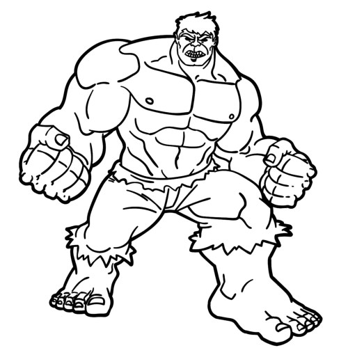 Hulk Coloring Pages 016