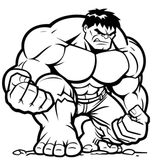 Hulk Coloring Pages 024