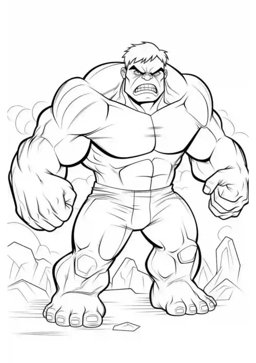 Hulk Coloring Pages 030