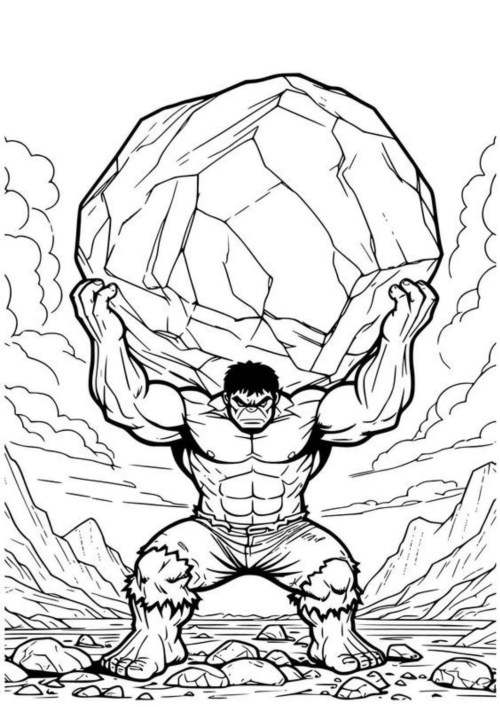 Hulk Coloring Pages 033