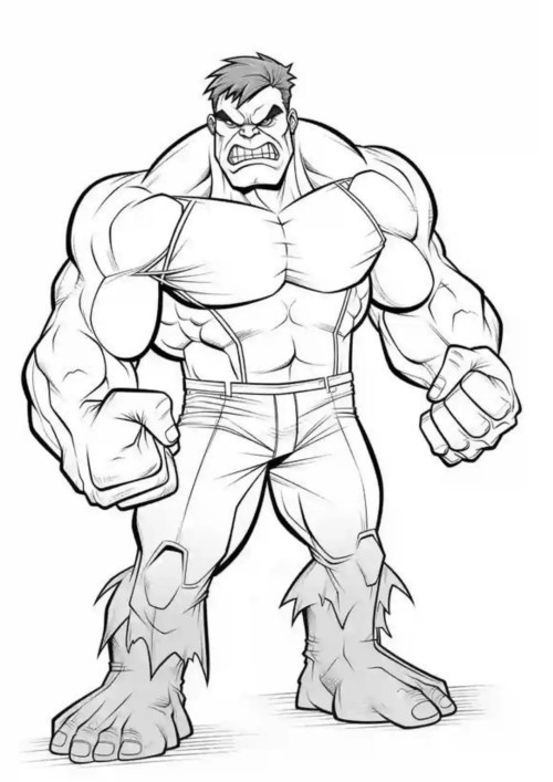 Hulk Coloring Pages 038