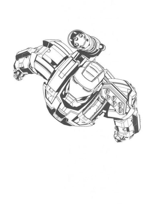 Ironman Coloring Pages 008