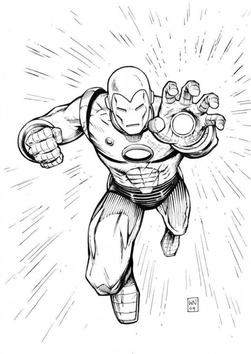 Ironman Coloring Pages 016