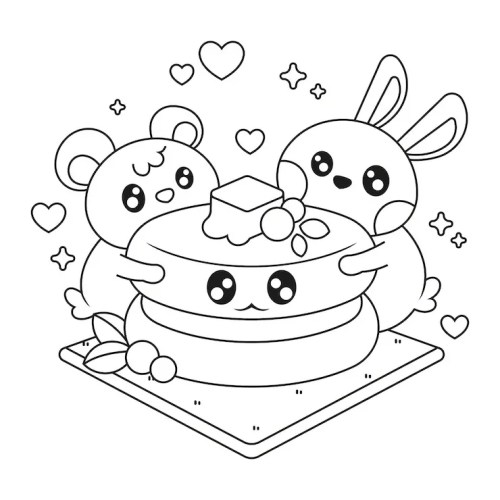 Kawaii Coloring Pages 032