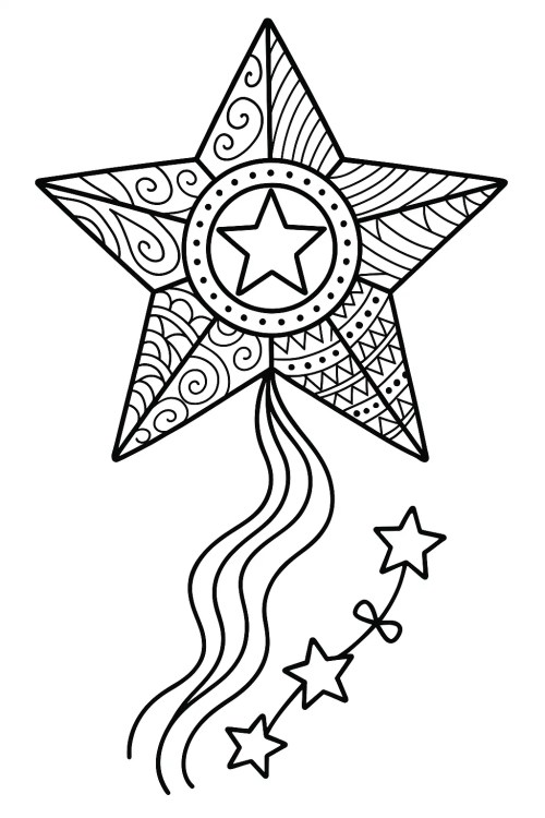 Kite Coloring Pages 020