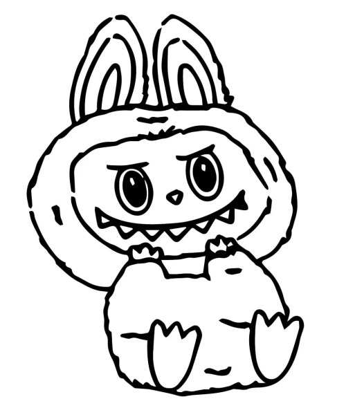 Labubu Coloring Pages 008