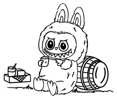 Labubu Coloring Pages 011
