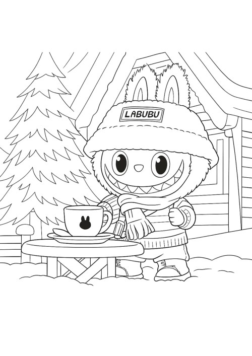 Labubu Coloring Pages 018