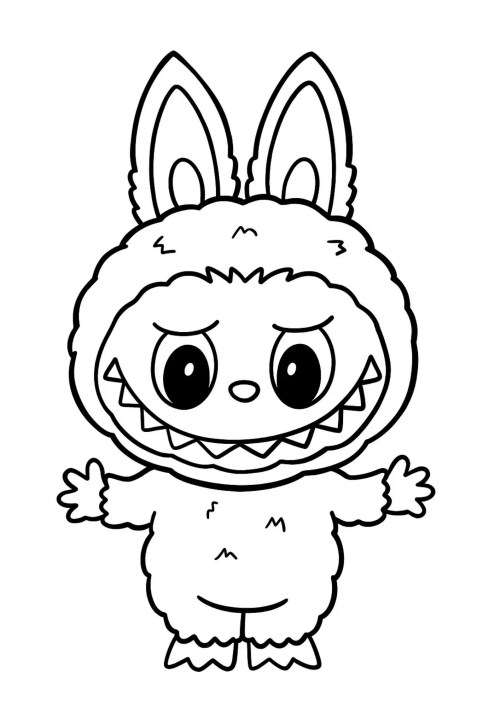 Labubu Coloring Pages 020