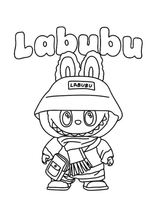 Labubu Coloring Pages 030