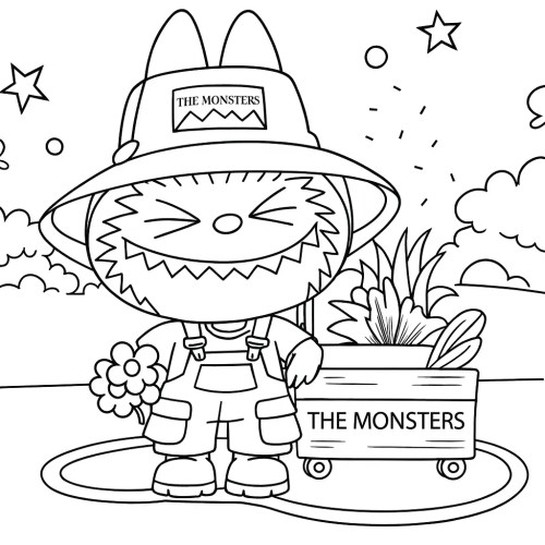 Labubu Coloring Pages 035