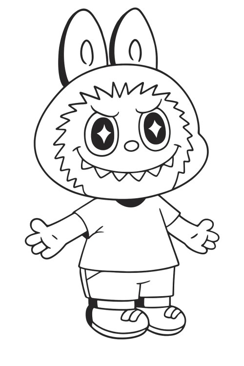 Labubu Coloring Pages 043