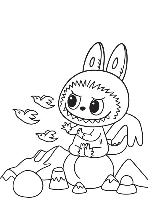 Labubu Coloring Pages 045