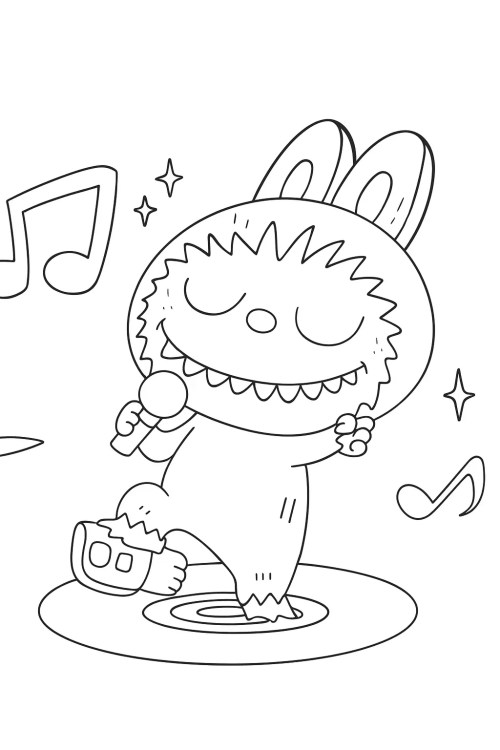 Labubu Coloring Pages 048