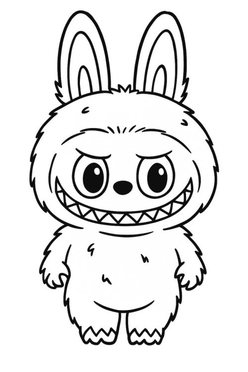 Labubu Coloring Pages 050
