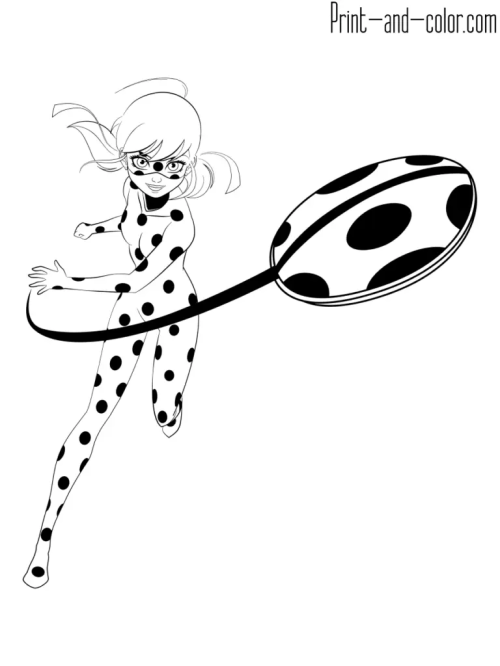 Ladybug Coloring Pages 011