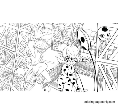 Ladybug Coloring Pages 029