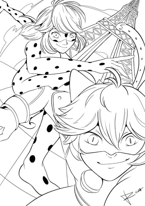 Ladybug Coloring Pages 030