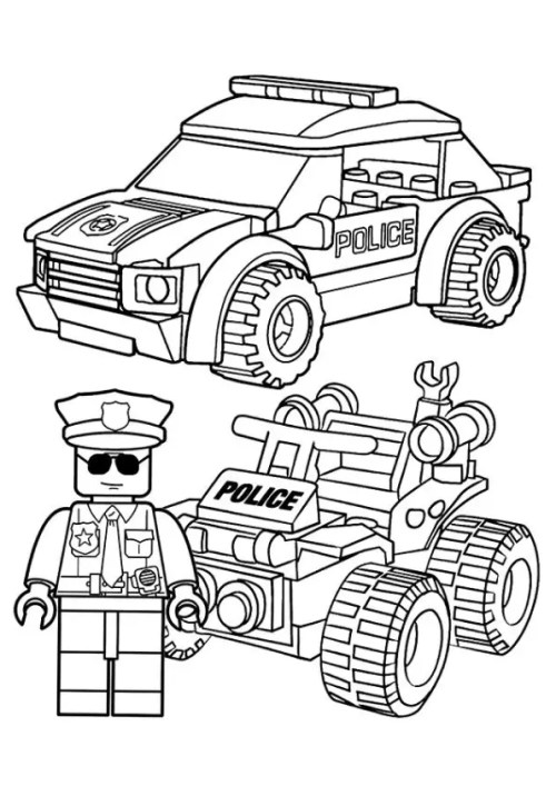 Lego Coloring Pages 006