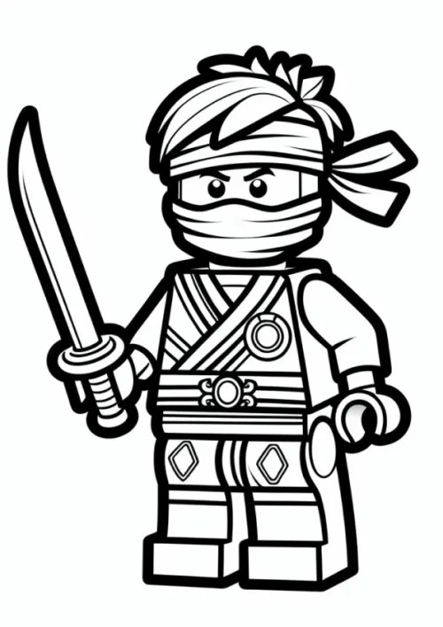 Lego Coloring Pages 009