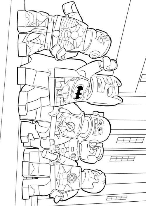 Lego Coloring Pages 012