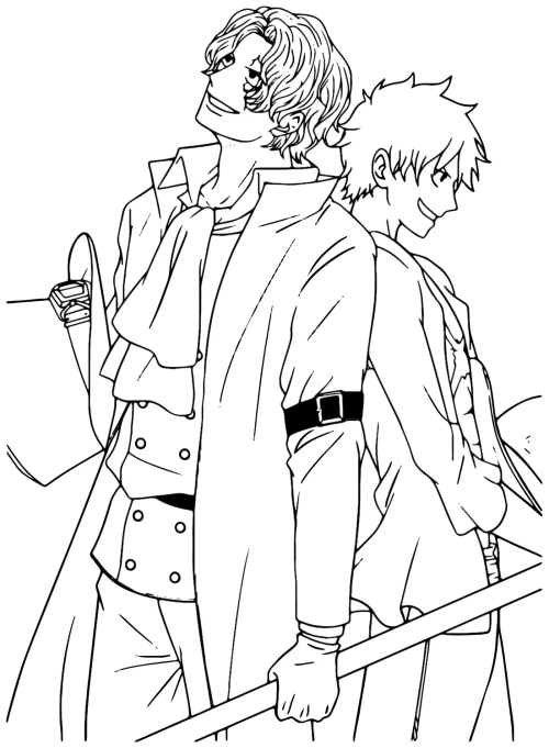 Luffy Coloring Pages 007