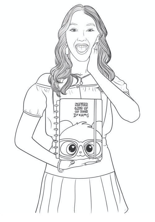 Luluca Coloring Pages 006