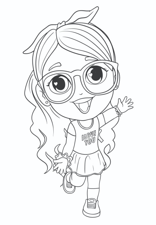 Luluca Coloring Pages 007