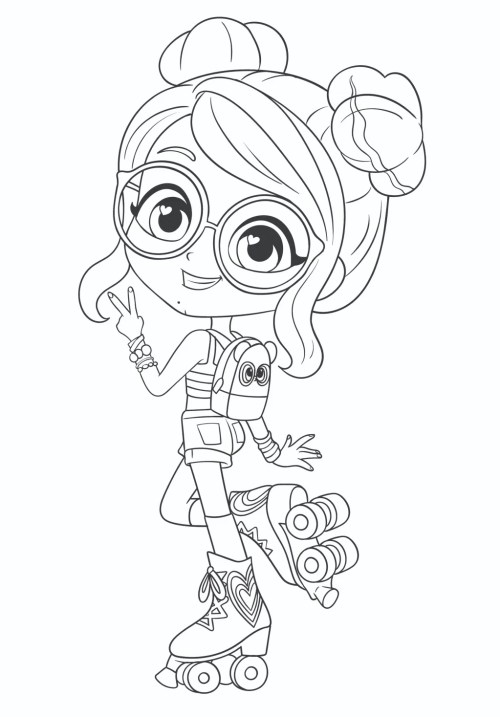 Luluca Coloring Pages 008